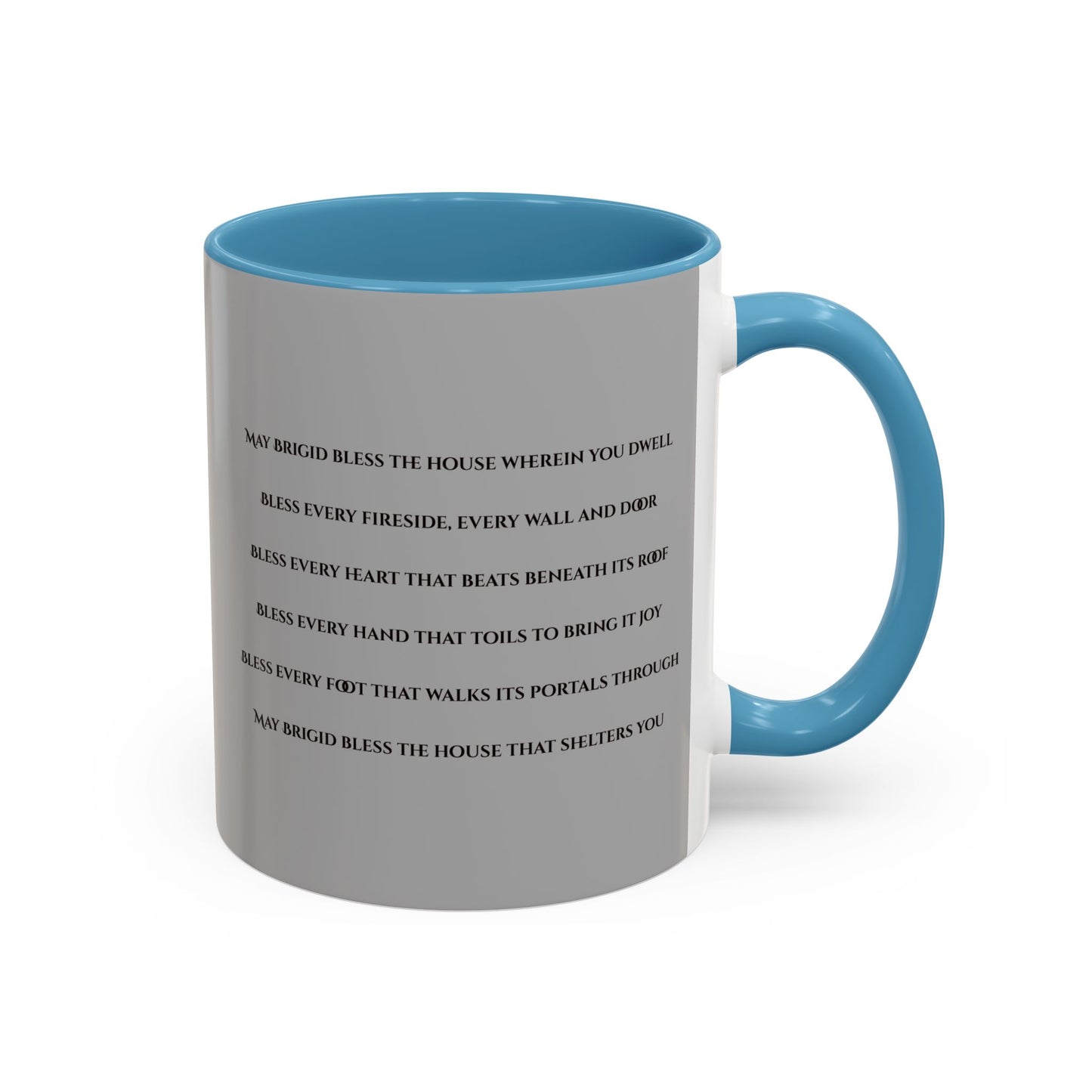 Imbolc Mug — "Brigid's Blessing" Accent Coffee Mug (11/15oz)
