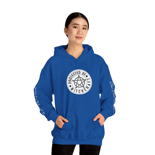 Protected By Witchcraft Hoodie — "Do No Harm... But Take No Shit" Sleeve Sweatshirt