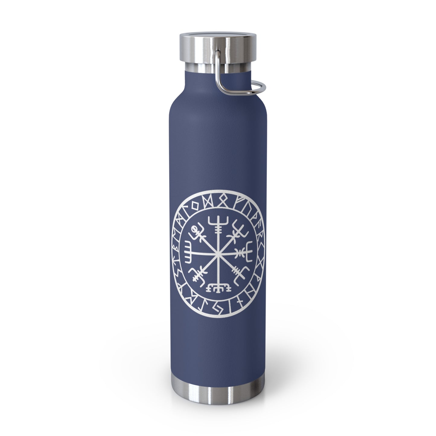 Vegvisir Norse Compass 22oz Copper Vacuum Bottle — "That Which Shows the Way"