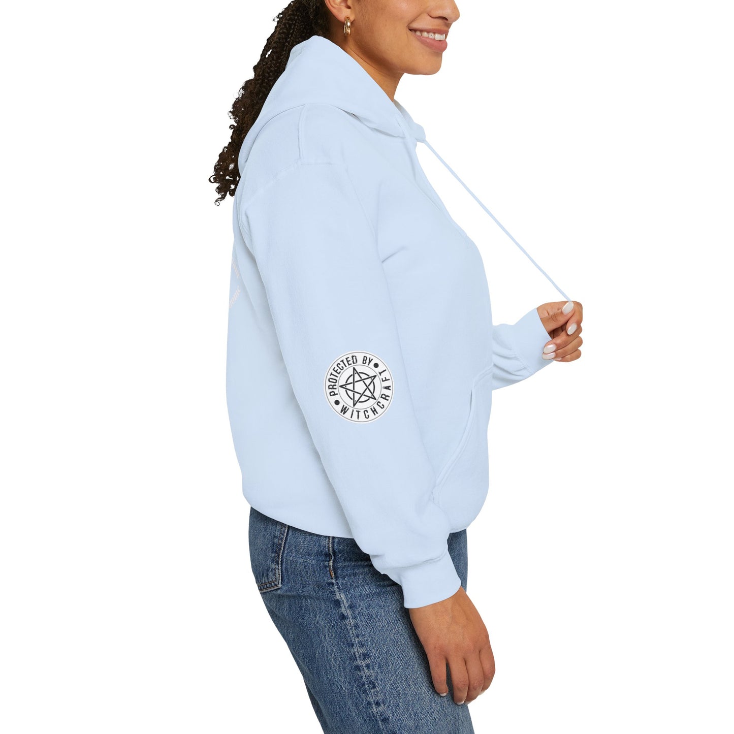 Mystic Moon Phases Hoodie — Spiritual Crescent Moon Graphic Sweatshirt
