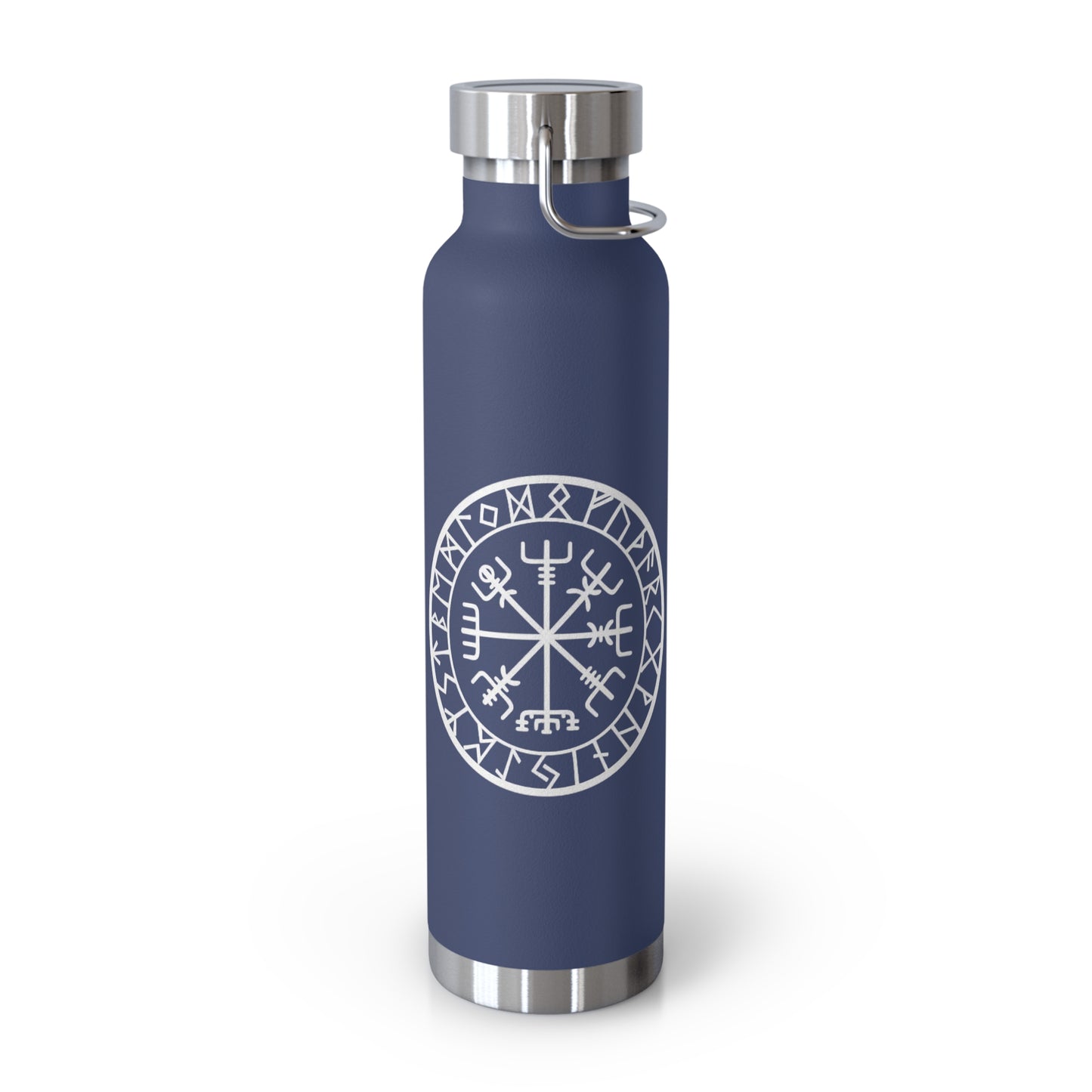 Vegvisir Norse Compass 22oz Copper Vacuum Bottle — "That Which Shows the Way"