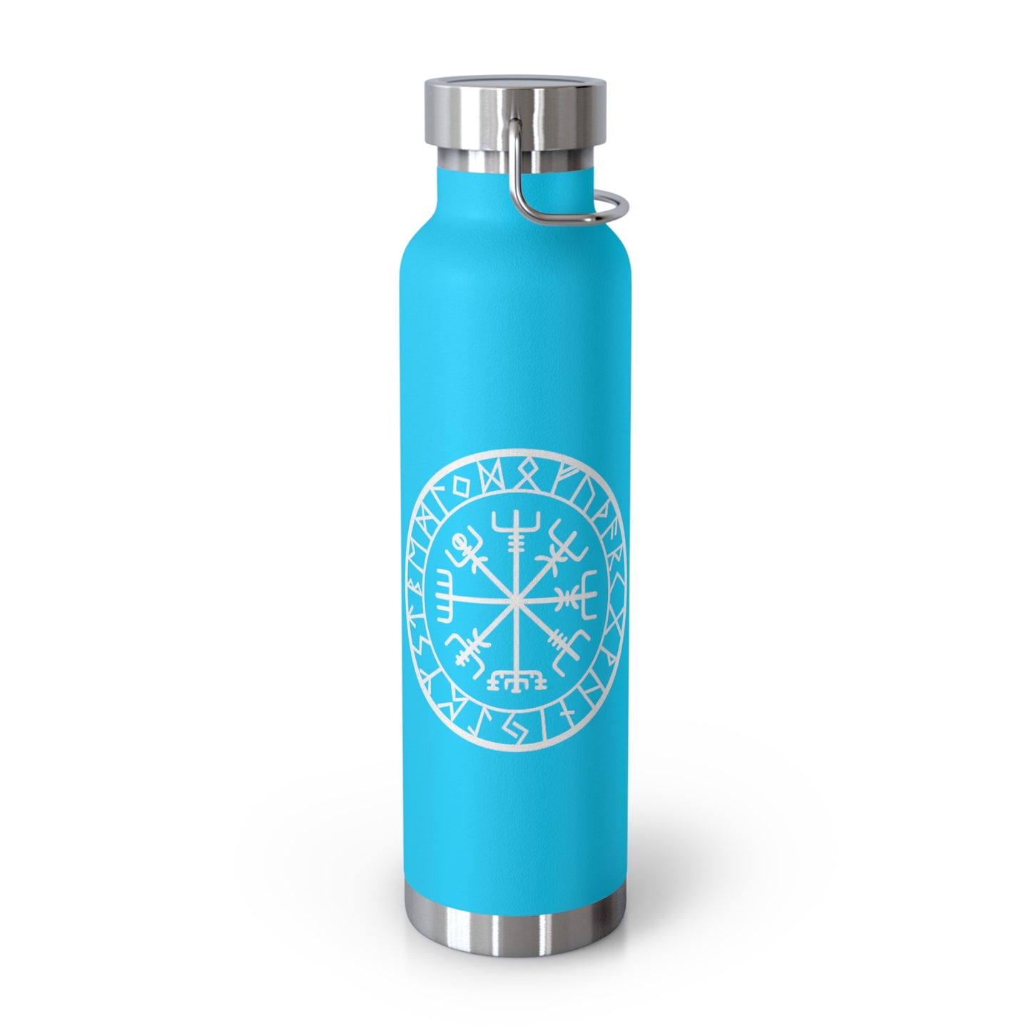 Vegvisir Norse Compass 22oz Copper Vacuum Bottle — "That Which Shows the Way"
