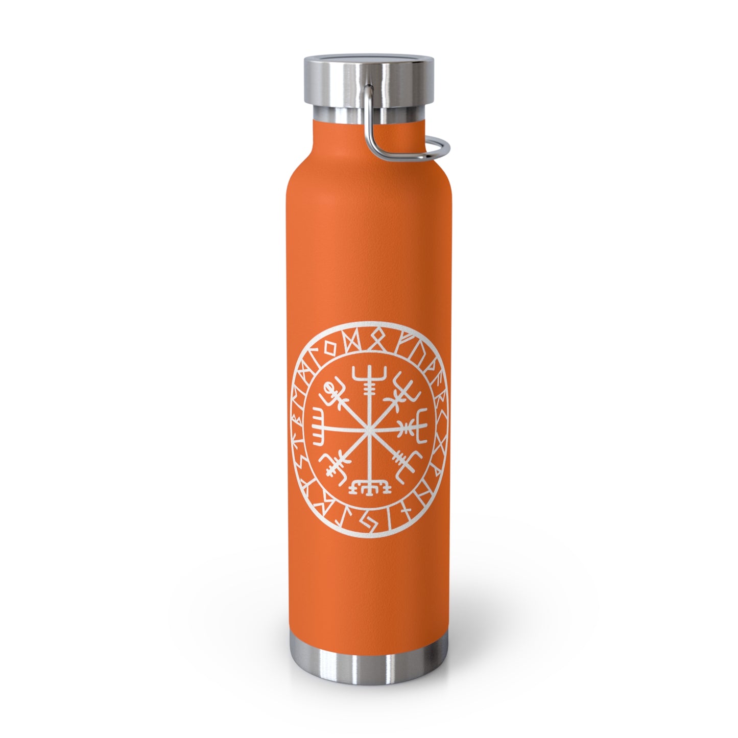 Vegvisir Norse Compass 22oz Copper Vacuum Bottle — "That Which Shows the Way"