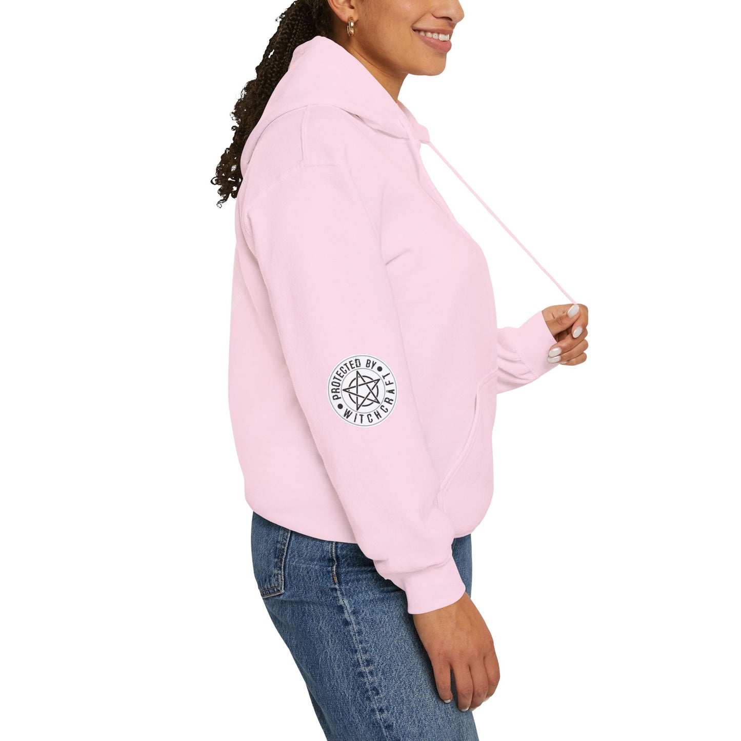 Mystic Moon Phases Hoodie — Spiritual Crescent Moon Graphic Sweatshirt