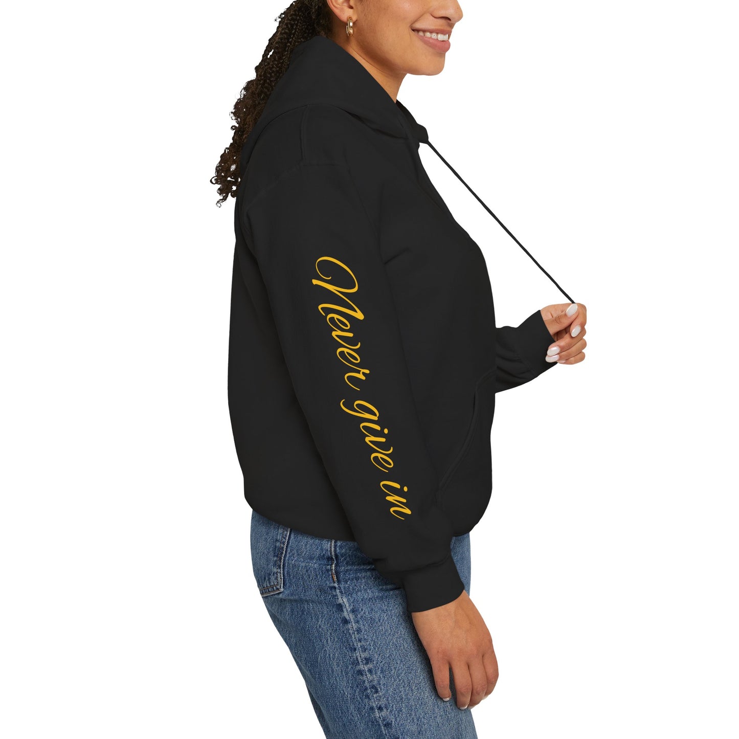 The Nevers Hoodie - Never Give In, Never Give Up