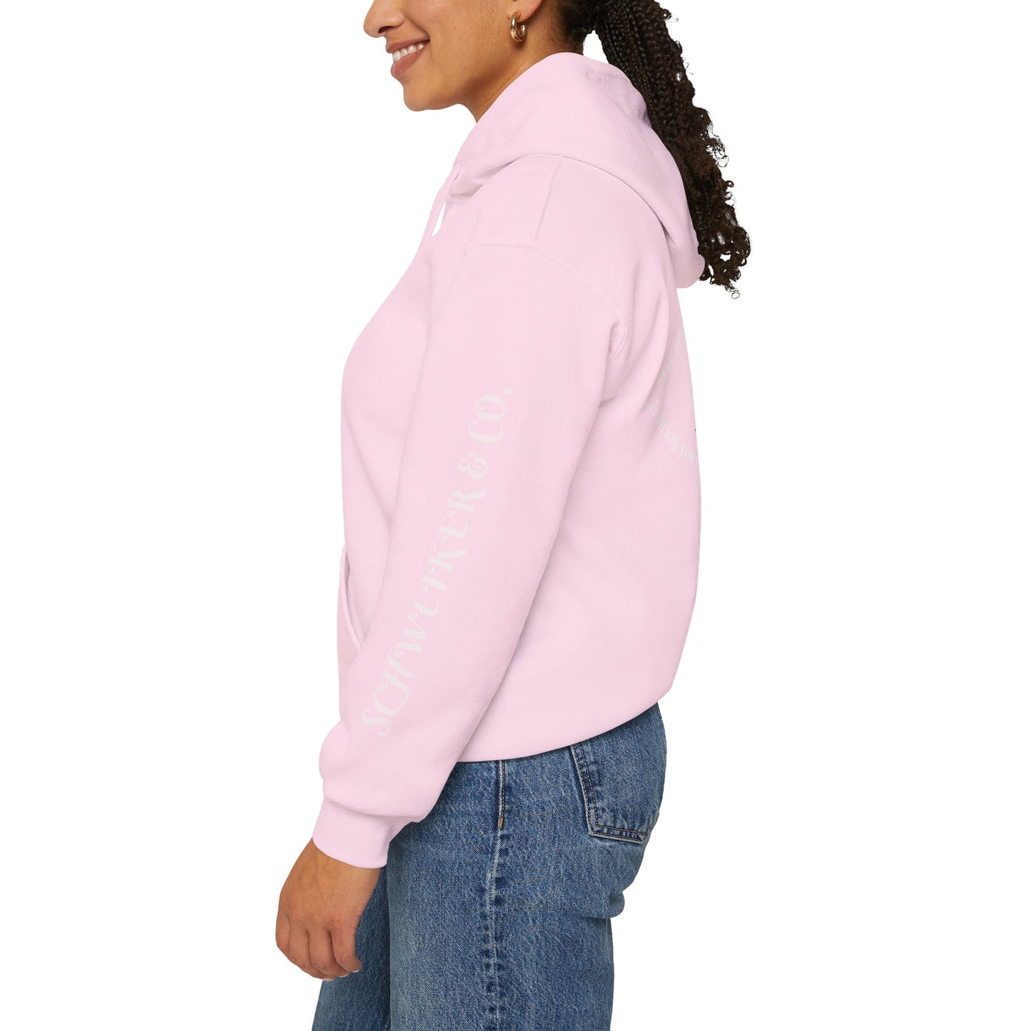 Mystic Moon Phases Hoodie — Spiritual Crescent Moon Graphic Sweatshirt