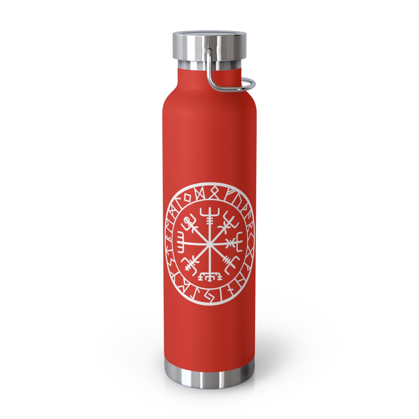 Vegvisir Norse Compass 22oz Copper Vacuum Bottle — "That Which Shows the Way"