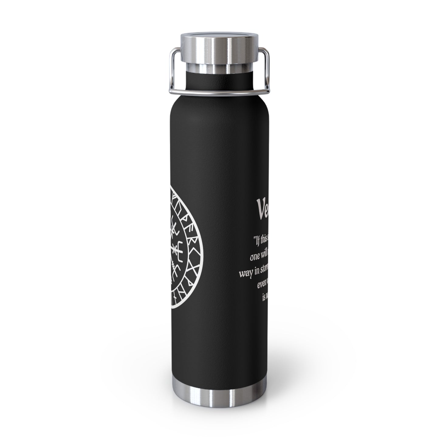Vegvisir Norse Compass 22oz Copper Vacuum Bottle — "That Which Shows the Way"