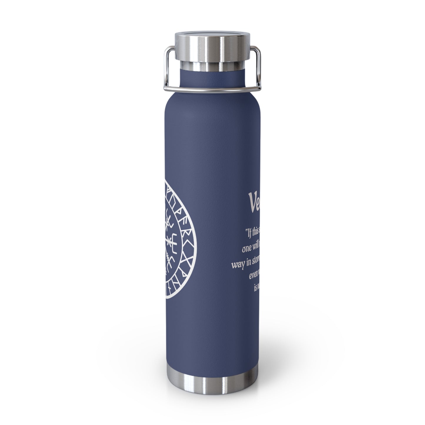 Vegvisir Norse Compass 22oz Copper Vacuum Bottle — "That Which Shows the Way"