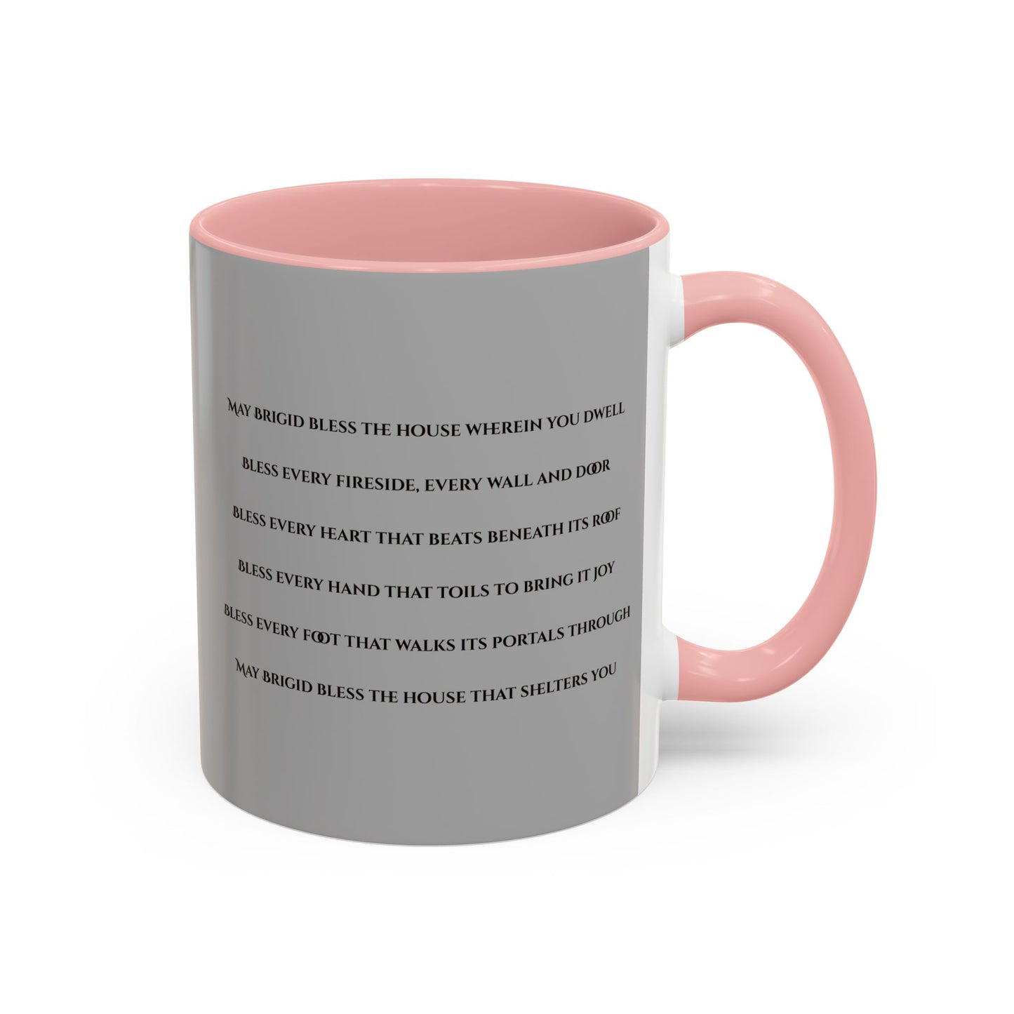 Imbolc Mug — "Brigid's Blessing" Accent Coffee Mug (11/15oz)