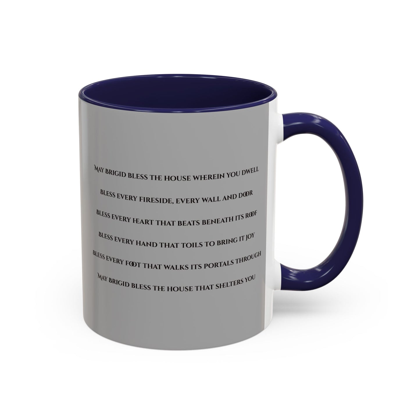 Imbolc Mug — "Brigid's Blessing" Accent Coffee Mug (11/15oz)