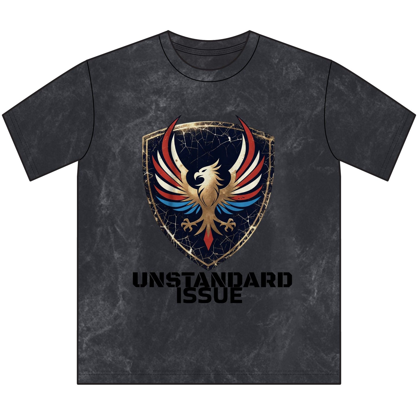 Retro Patriotic Tee - Vintage Red White & Blue Crewneck Tee