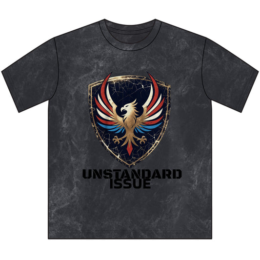 Retro Patriotic Tee - Vintage Red White & Blue Crewneck Tee