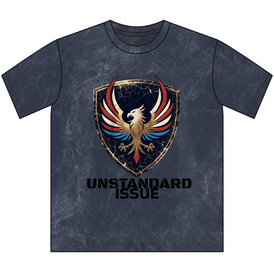 Retro Patriotic Tee - Vintage Red White & Blue Crewneck Tee