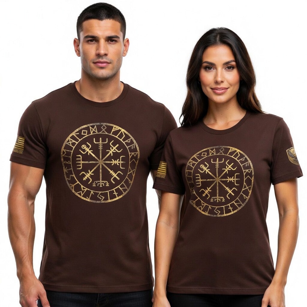 The Wayfinder - Vegvísir Compass Protection T-Shirt