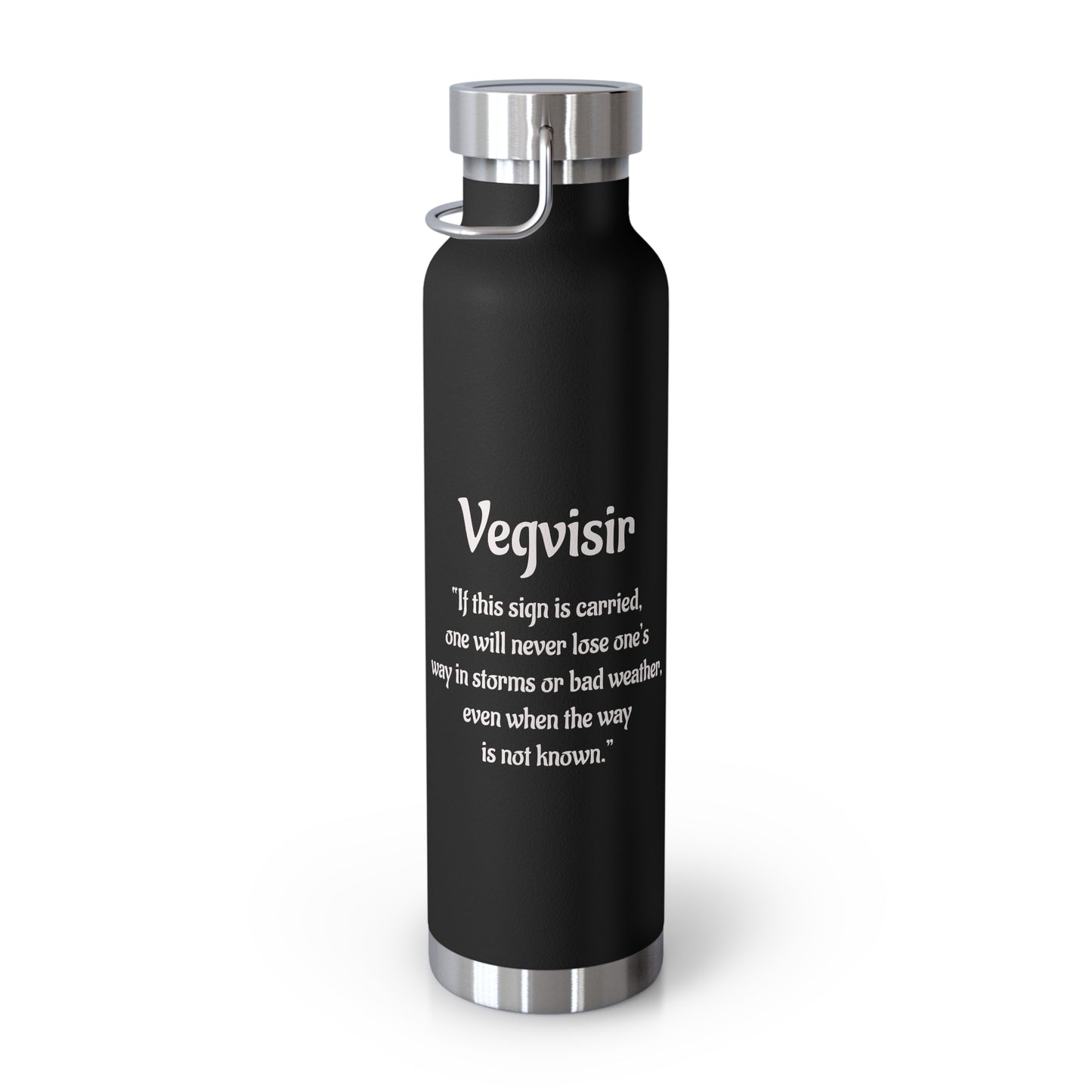 Vegvisir Norse Compass 22oz Copper Vacuum Bottle — "That Which Shows the Way"