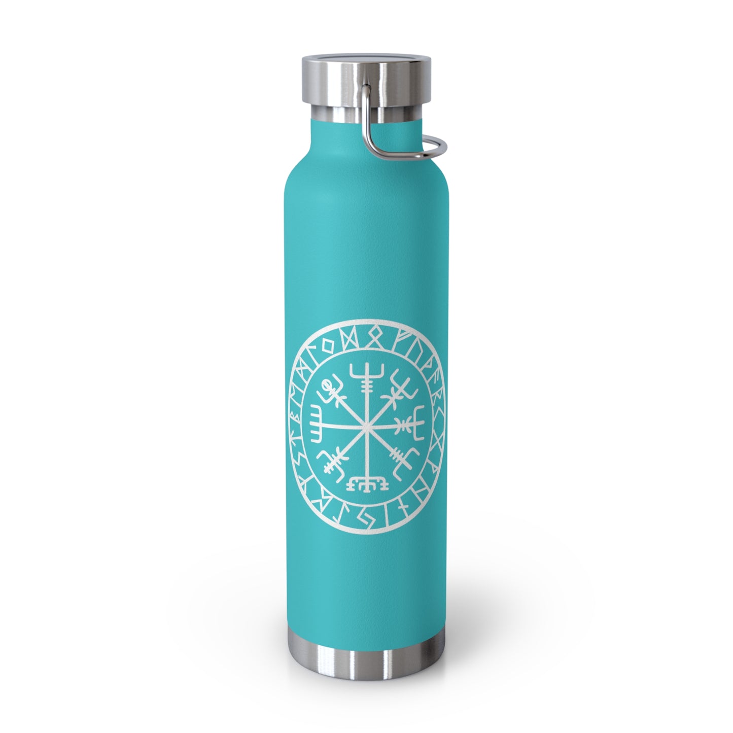 Vegvisir Norse Compass 22oz Copper Vacuum Bottle — "That Which Shows the Way"