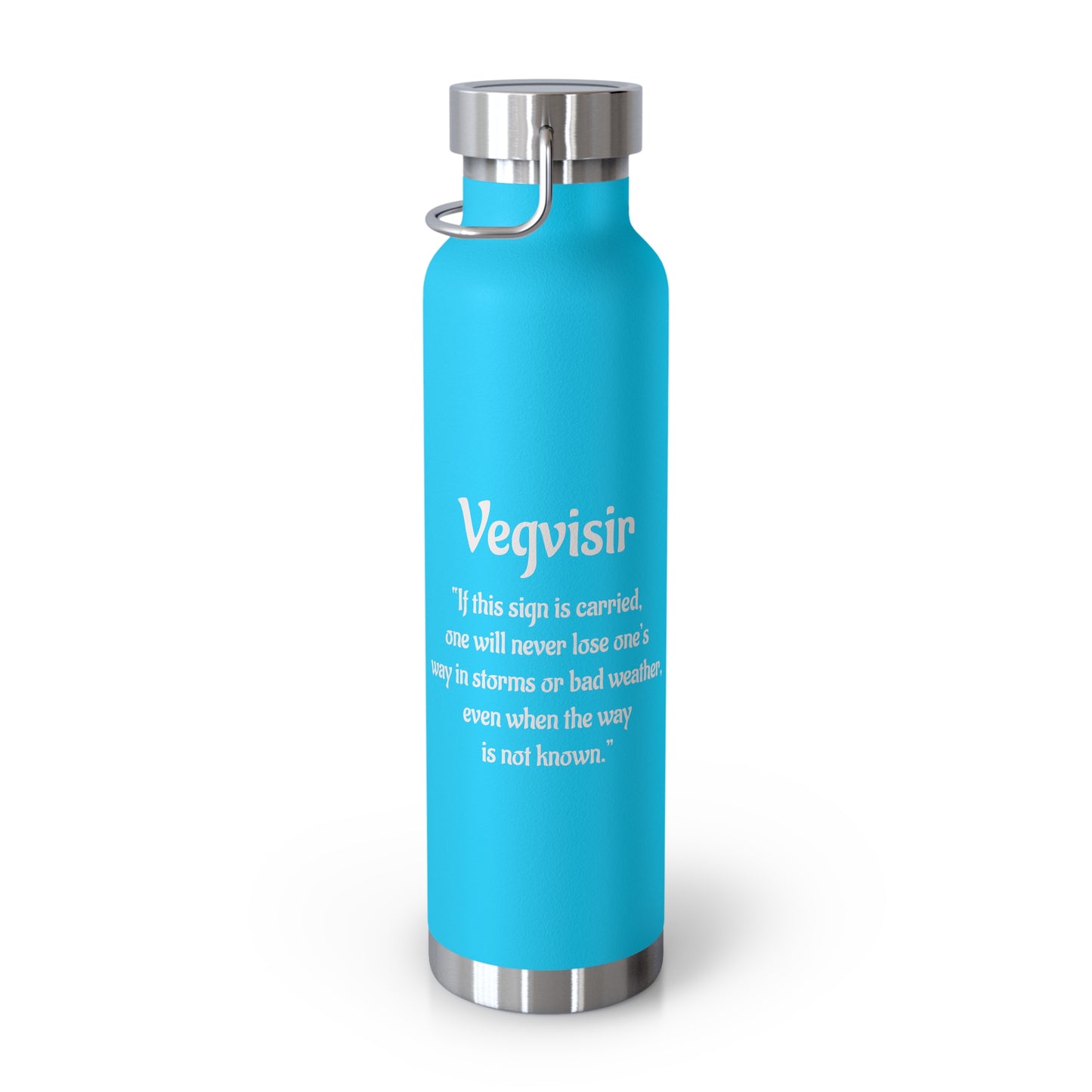 Vegvisir Norse Compass 22oz Copper Vacuum Bottle — "That Which Shows the Way"