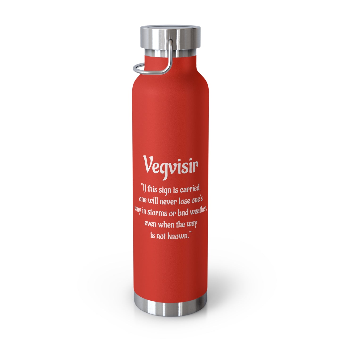 Vegvisir Norse Compass 22oz Copper Vacuum Bottle — "That Which Shows the Way"