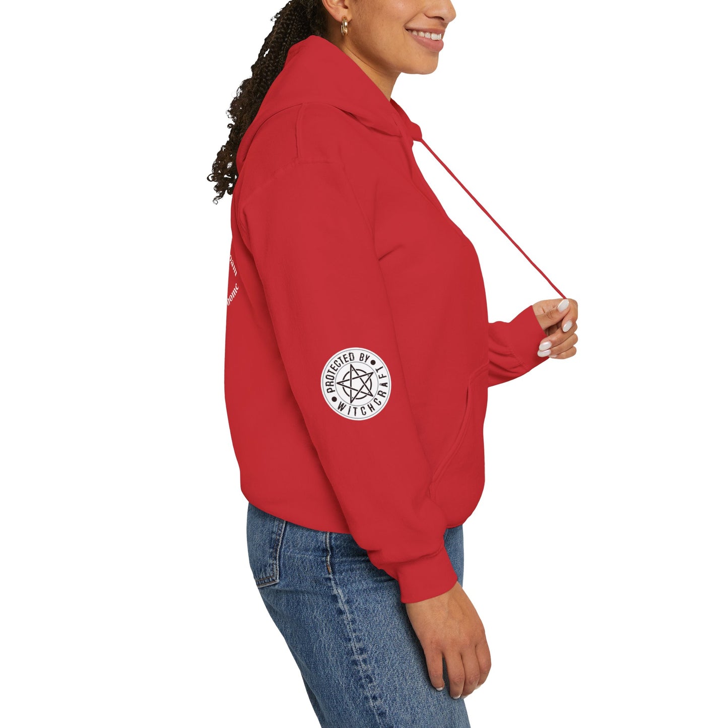 Mystic Moon Phases Hoodie — Spiritual Crescent Moon Graphic Sweatshirt