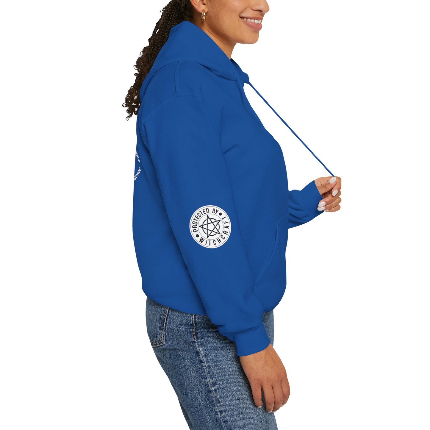 Mystic Moon Phases Hoodie — Spiritual Crescent Moon Graphic Sweatshirt