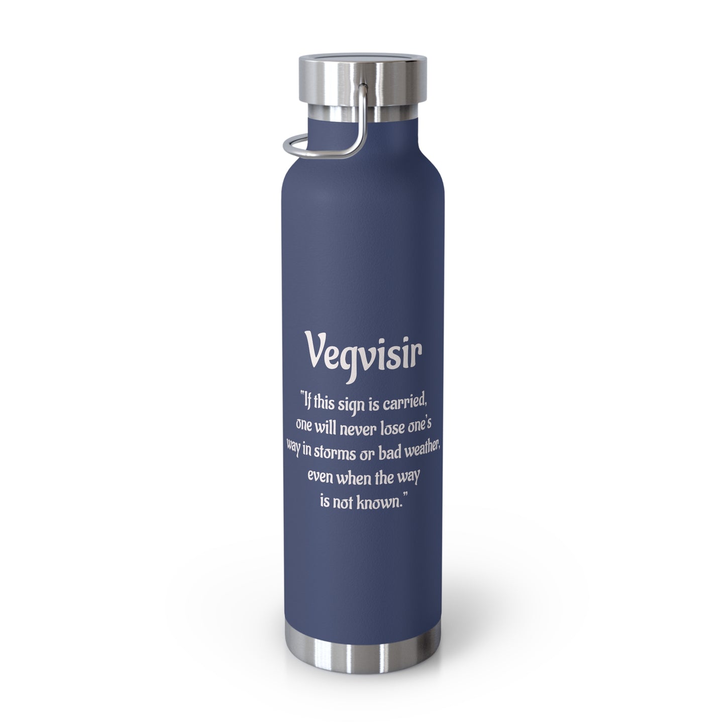 Vegvisir Norse Compass 22oz Copper Vacuum Bottle — "That Which Shows the Way"