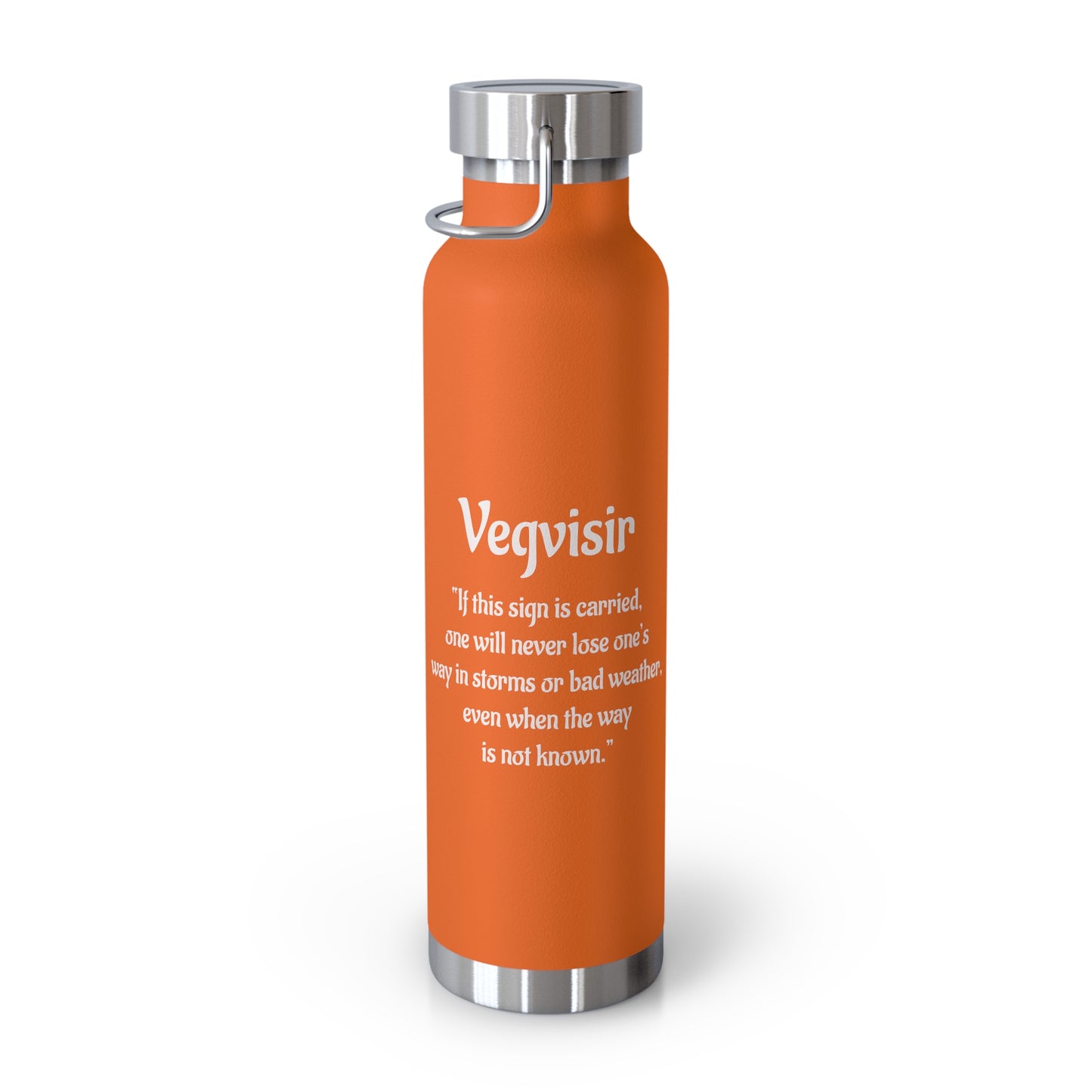 Vegvisir Norse Compass 22oz Copper Vacuum Bottle — "That Which Shows the Way"
