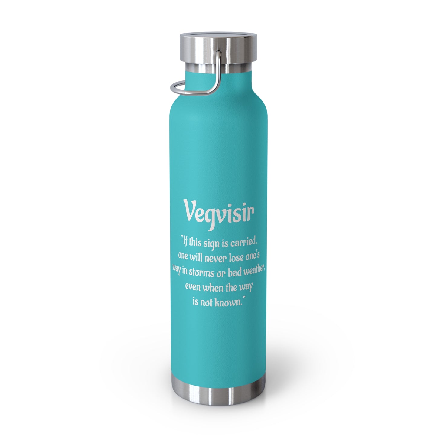 Vegvisir Norse Compass 22oz Copper Vacuum Bottle — "That Which Shows the Way"