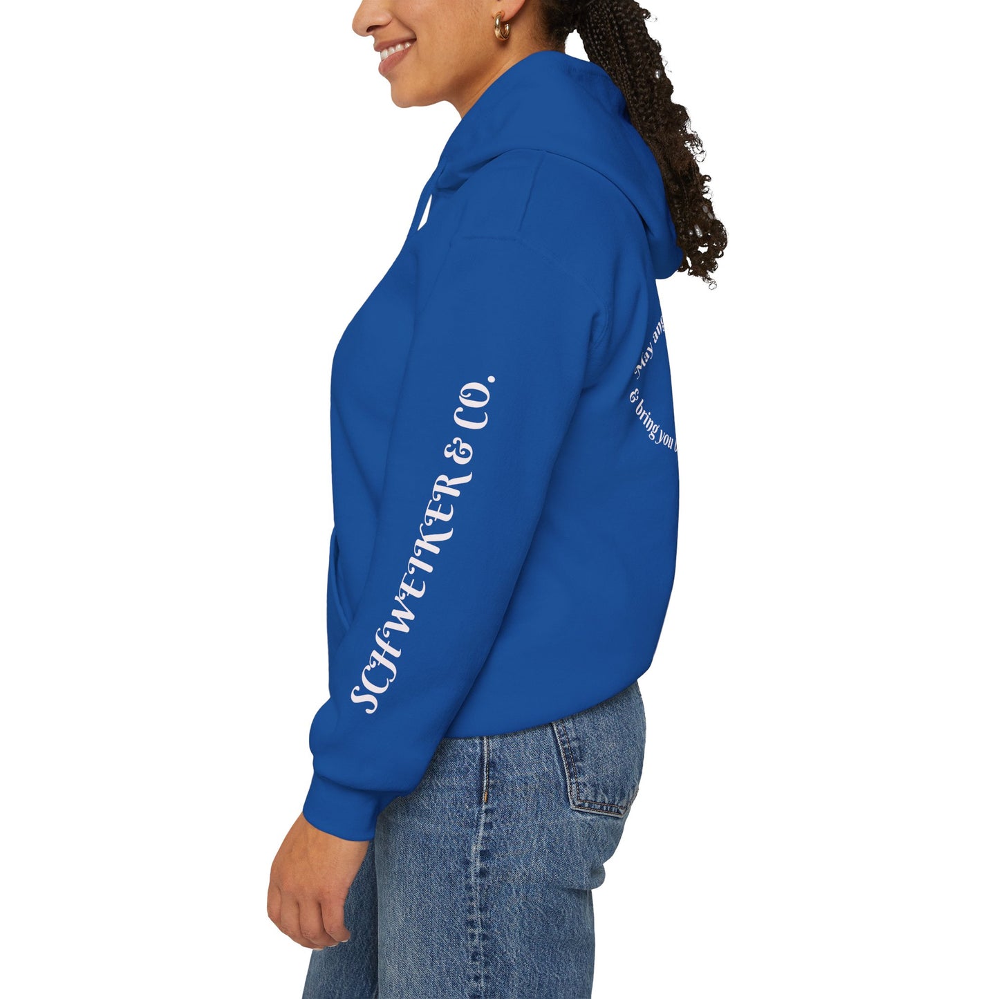Mystic Moon Phases Hoodie — Spiritual Crescent Moon Graphic Sweatshirt