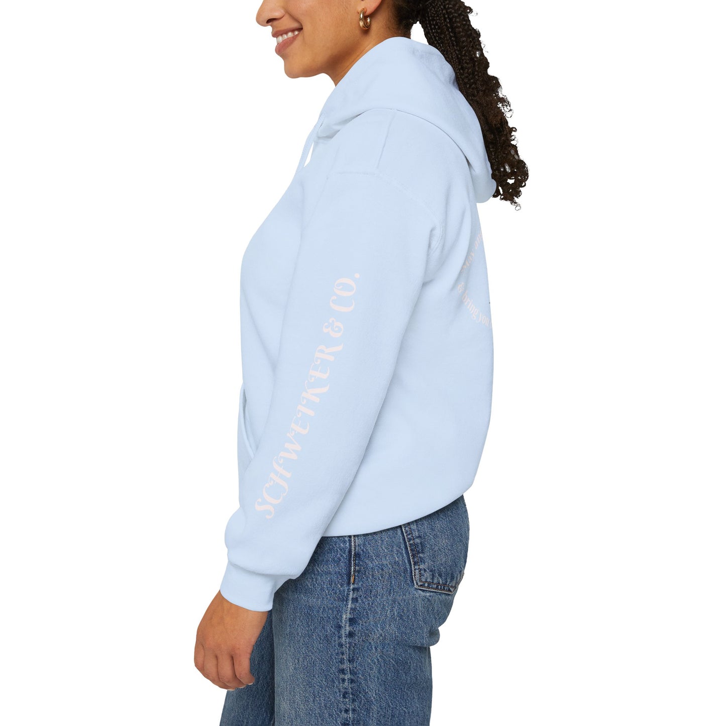 Mystic Moon Phases Hoodie — Spiritual Crescent Moon Graphic Sweatshirt