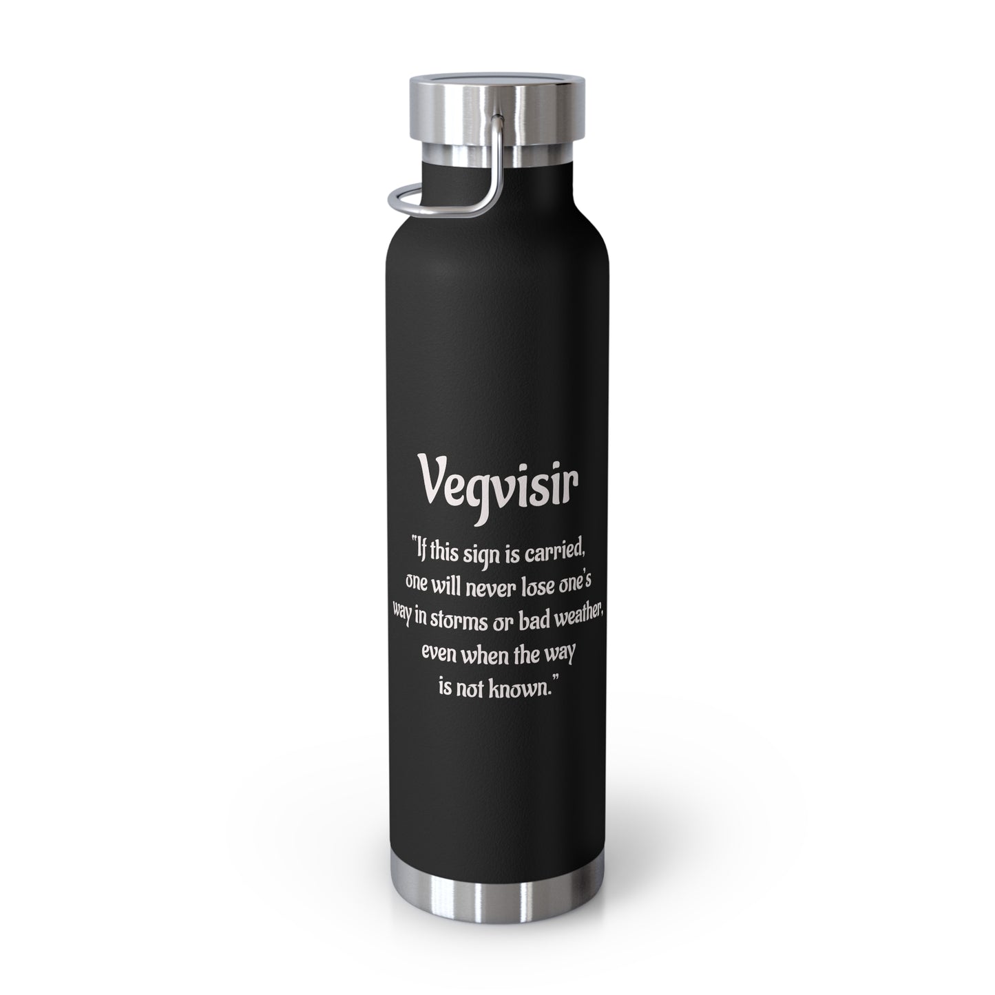 Vegvisir Norse Compass 22oz Copper Vacuum Bottle — "That Which Shows the Way"